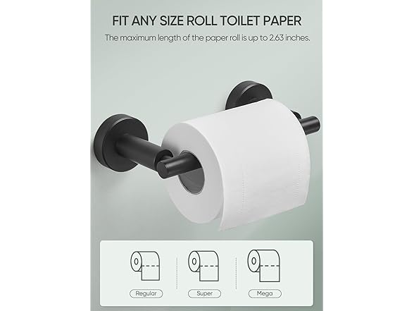 Cobbe Matte Black Toiler Paper Holder