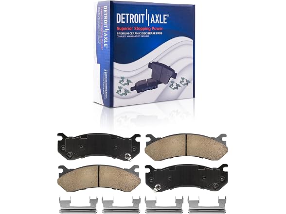 Detroit Axle - 4pc Brake Pads for 1999-200