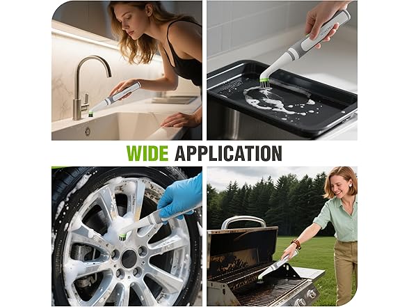 WORKPRO Cordless Grout Brush Set