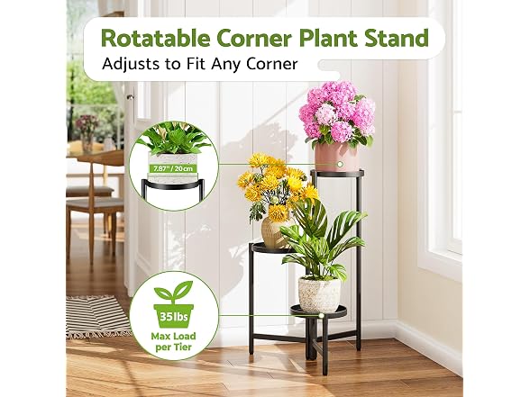 NQW 3 Tier Large Plant Stand Indoor