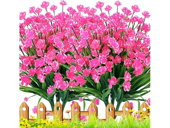 20 Bundles of Outdoor Artificial Flowers