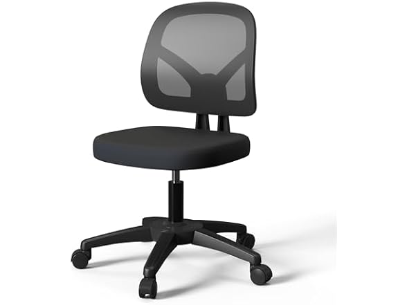 KOLLIEE Armless Mesh Office Chair