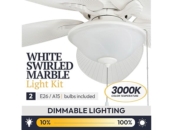 Prominence Home Solana 52" Tropical Ceiling Fan