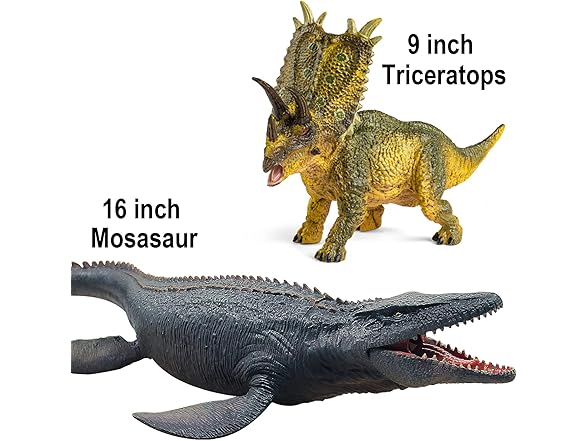 6PCS Jumbo Dinosaur Toy Set