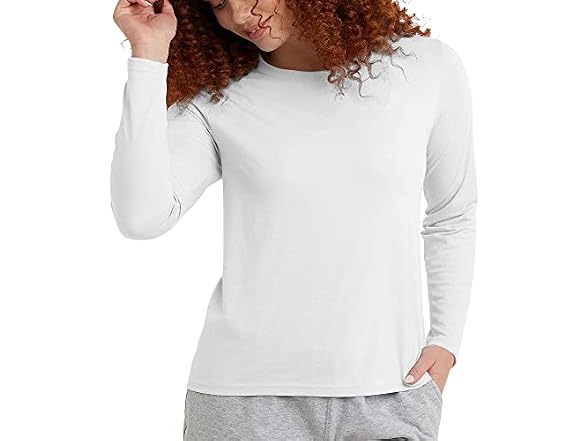 Hanes Women (XL) Originals Long-sleeve T-shirt