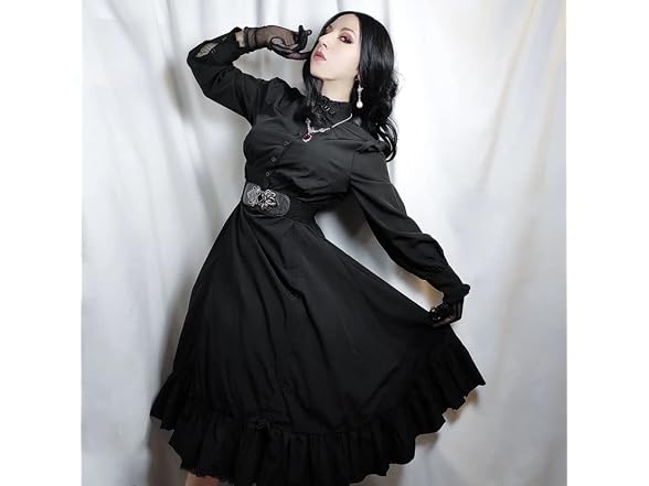 Scarlet Darkness Women (XL) Victorian Dress Dress