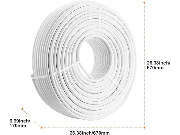 PEX-AL-PEX Tube, 656ft, 5/8'' Diameter