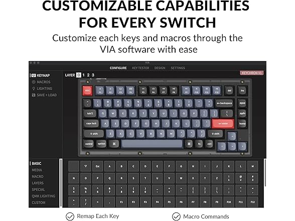 Keychron V1 Wired Custom Mechanical Keyboard