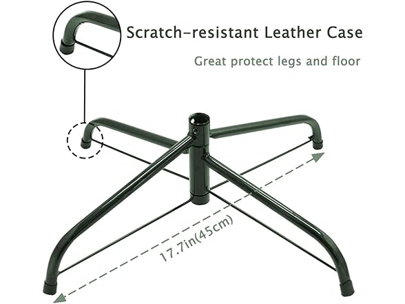 KISIQI 6Ft Artificial Pre-lit Christmas Tree