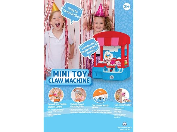 Mini Claw Machine Toy for Kids