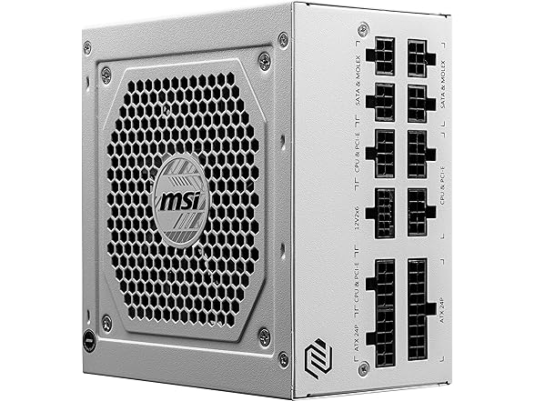 MSI MAG A850 GL PCIE5 WHITE 80PLUS GOLD