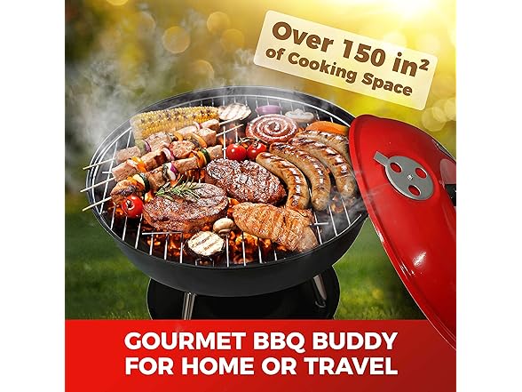 Mueller BBQ Buddy, 14 Inch Portable Charcoal Grill