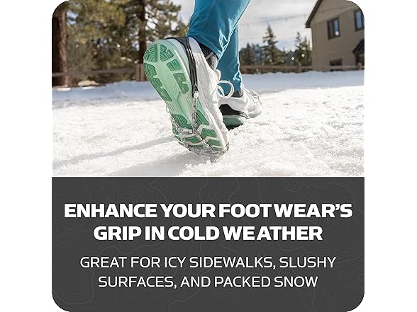 Yaktrax Diamond Go All Surface Traction Cleats (M, 1-Pair)