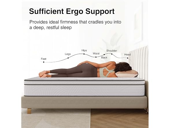 Novilla King Size Mattress 14 Inch, Hybrid