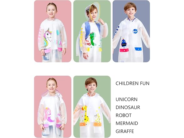 HSTiSan Boys (11-12 Years) Hooded Rain Windbreaker