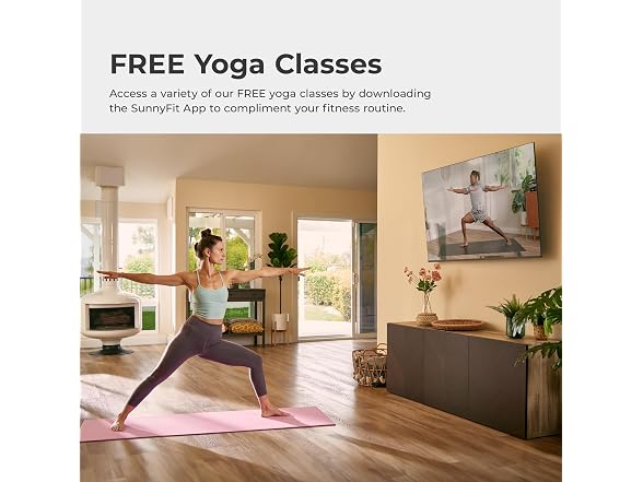 Sunny Health & Fitness 6mm Non-Slip Exercise Yoga Mat