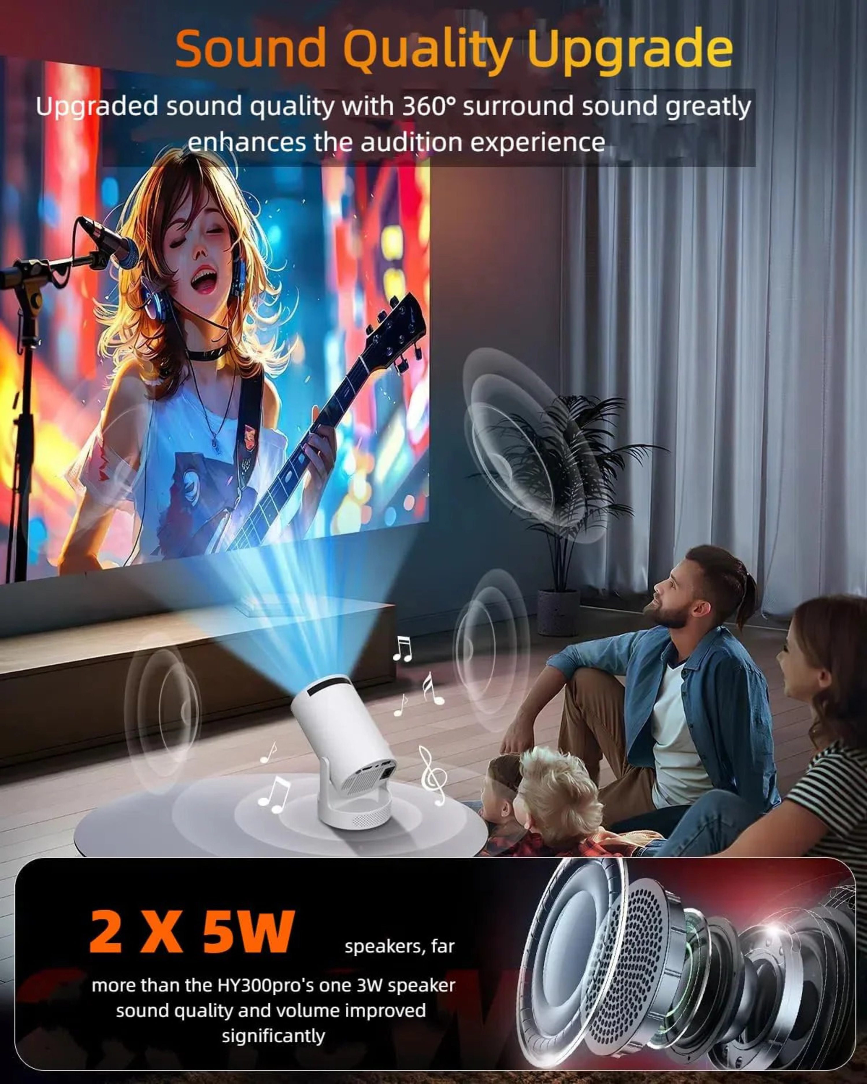 Pro Mini Portable Smart Projector - Gallery 16