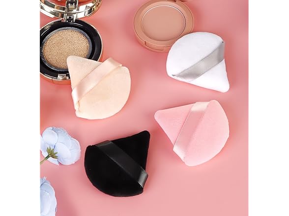 8 Pieces Triangle Powder Puff Face