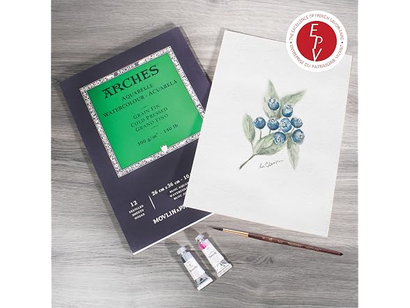 Arches Watercolor Pad, Cold Press, 9x12 inche