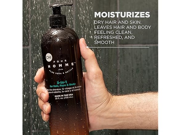 CHI Pour Homme 3-in-1 Cleansing Wash