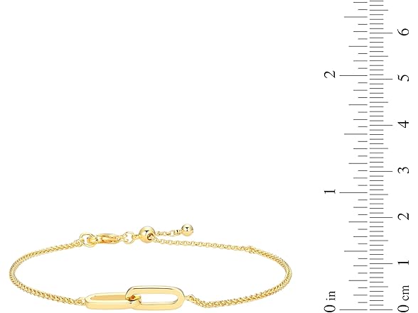 Amazon Essentials Interlocking Oval Bracelet