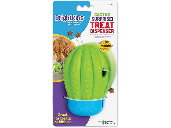 Brightkins Cactus Surprise Treat Dispenser