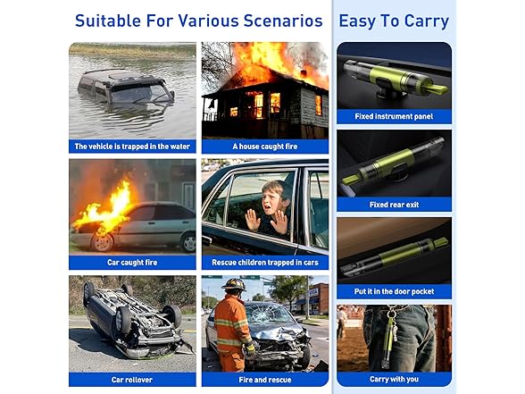 SKINNYON window breaker for car
