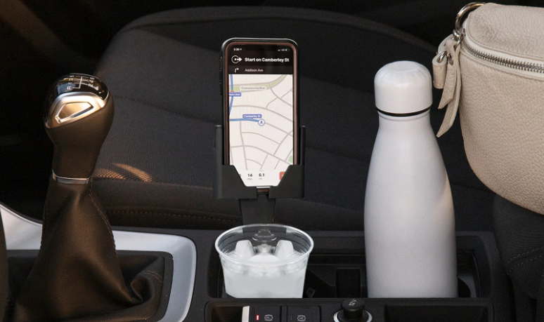 2 Pack Adjustable 2 In 1 Cup Holder Phone Mount - Gallery 9