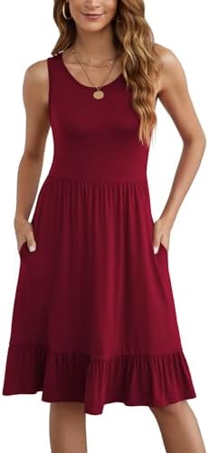 Women's Round Neck Summer Sundress