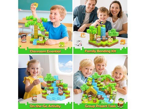 Gooidea 150-Piece Magnetic Blocks STEM