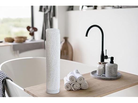 Splash Home Loofa Bathtub Non-Slip Mat