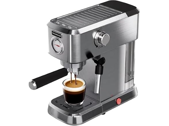 MEGAWISE Espresso Machine, 1450W, 20-Bar