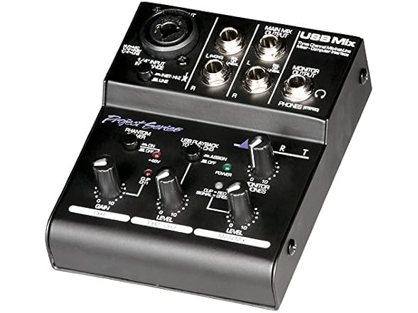 Art Pro Audio USB Mix 3-Channel Mixer and USB Audio Interface
