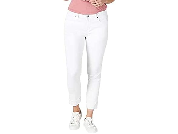 Riders Women (12) Fringe Cuff Boyfriend Jean