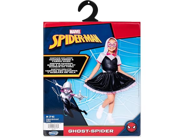 MARVEL Ghost Spider Youth Costume Dress L