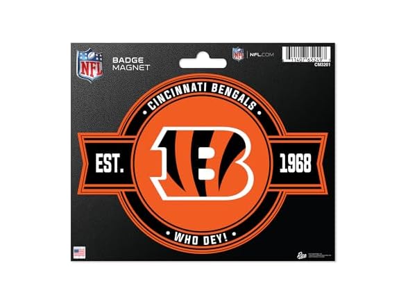 Cincinnati Bengals Badge Magnet
