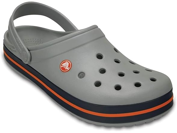 Crocs Crocband Unisex Clog Light Grey/Navy