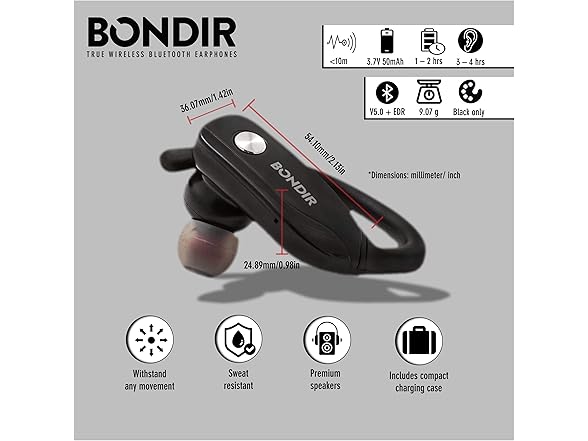 True Wireless Bluetooth Earphones