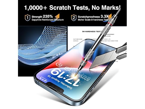 EZ-GLAZ 4 Pack Screen Protector for iPhone 14 6.1"
