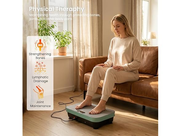TISSCARE Green Vibration Plate Exercise Machine