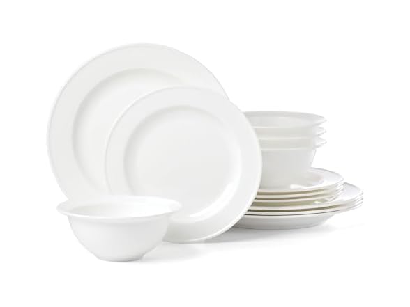 Lenox Dinnerware Set, Studio 1414 Rimmed 12-Piece Set