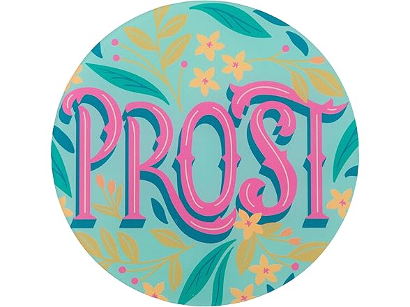 Karma, Acrylic Round Coaster Set of 4 