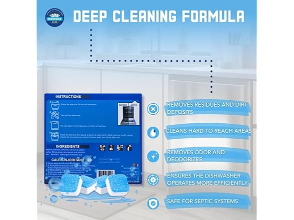 Deep Cleaning Dishwasher Tablets