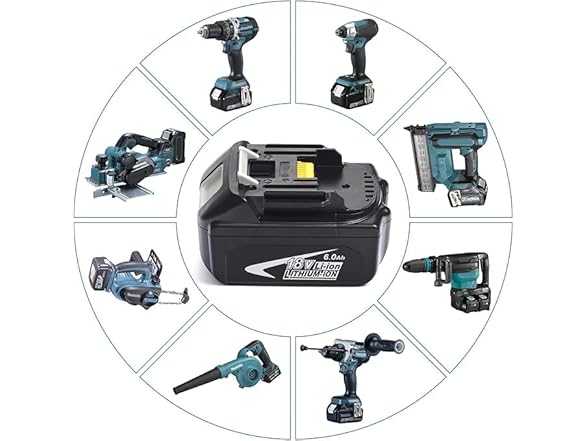 Simple Plus Replacement Battery Makita 18V 6Ah 2pk