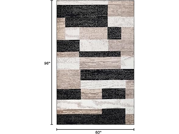 Superior Indoor Area Rug, Jute Backed