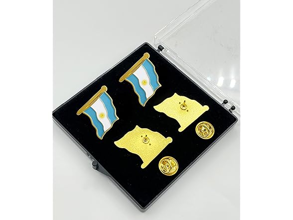 HSQCEZ 4 Pack Argentina Flag Lapel Pin