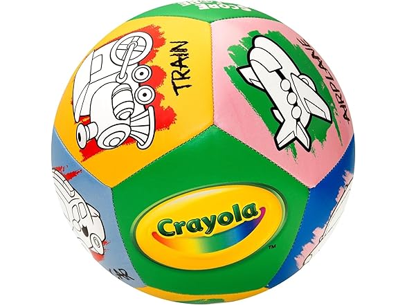 Crayola Official Soccer Ball Transportation Size 5