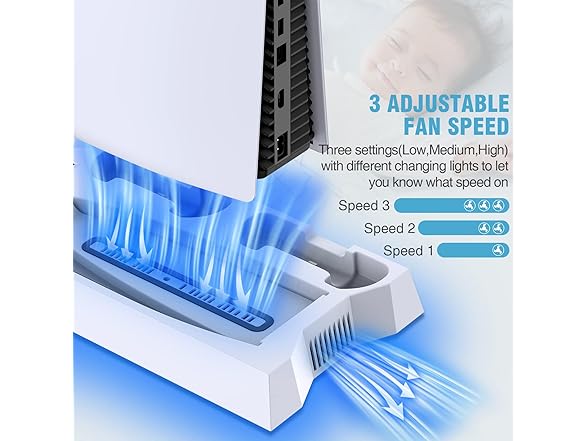BOLT AXTION PS5 Stand w/Cooling Station