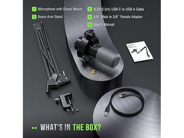 FIFINE XLR/USB Podcast Mic Kit