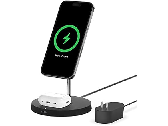 (NEW) Belkin MagSafe 2-in-1 Wireless Charging Stand